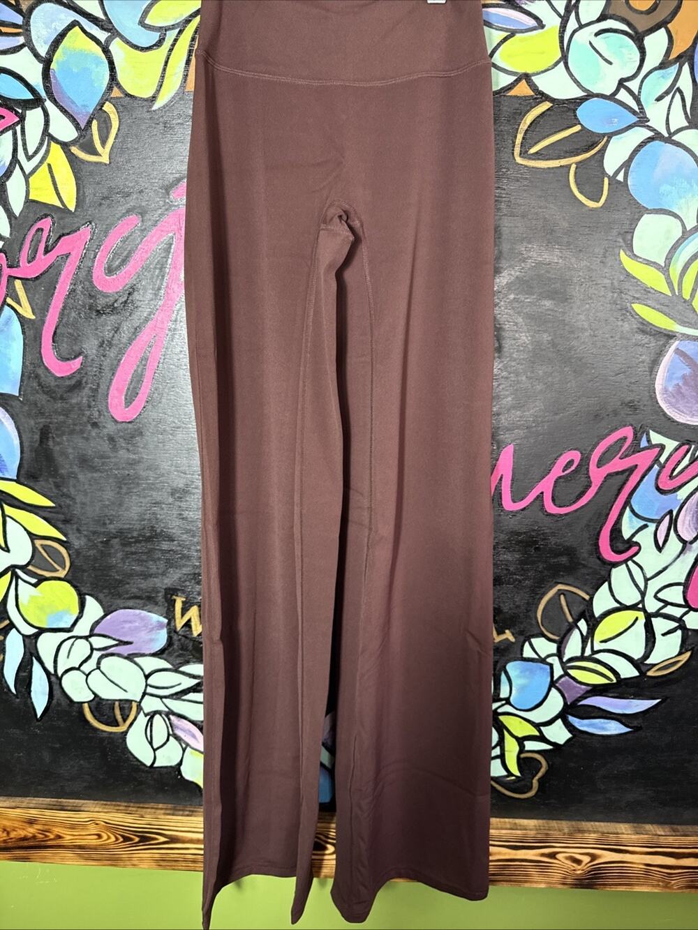 Tryto Soft Motion Straight Leg Leggings, Brown, XS